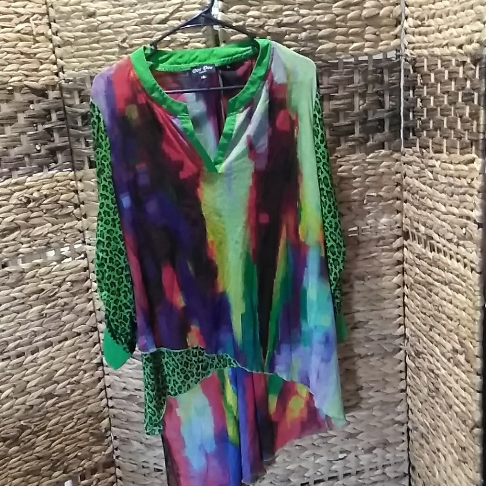 DOR DOR Couture colorful  A-Symetric TUNIC